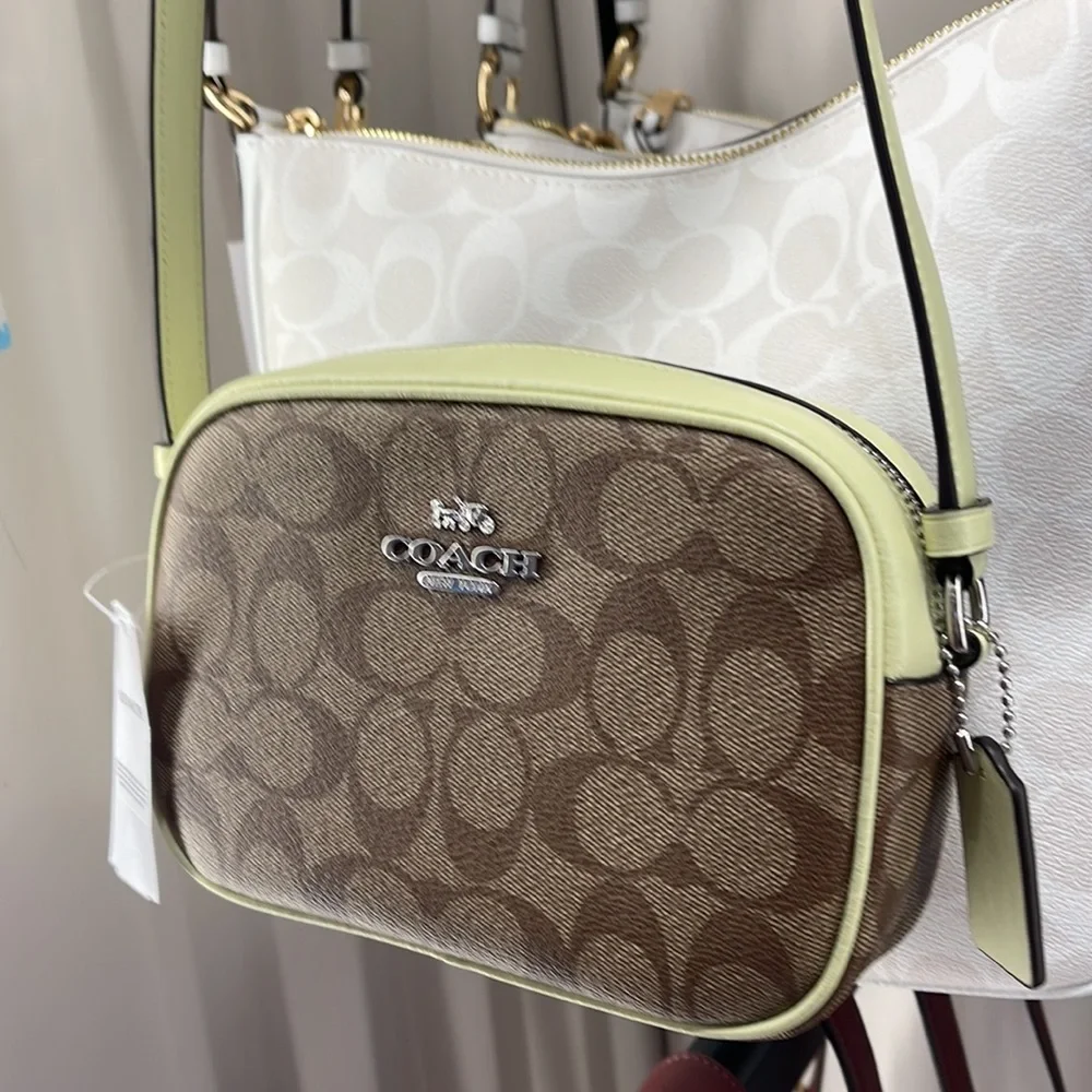Coach Mini Jamie Camera Bag In Signature Canvas
SV/Khaki/Pale Lime - Picture 10 of 16